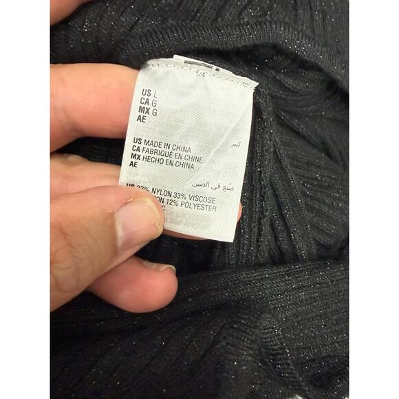 Macy’s on .34Th st Women’s Sweater Cut Shoulder Size L NEW # H795 - Picture 8 of 9